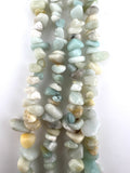 Natural Stone Amazonite Chip Beads 5-8mm