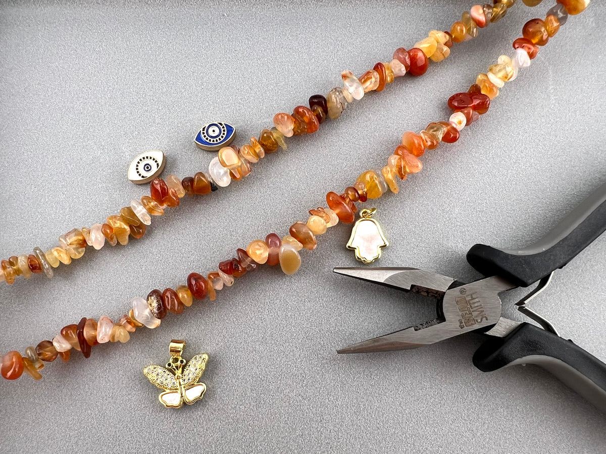 Natural Stone Red Agate Chip Beads 5-8mm