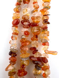 Natural Stone Red Agate Chip Beads 5-8mm