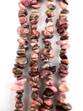 Natural Stone Rhodonite Chip Beads 5-8mm