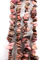 Natural Stone Rhodonite Chip Beads 5-8mm