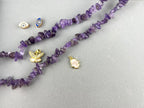 Natural Stone Amethyst Chip Beads 5-8mm