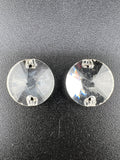 Glass Sew-on Round Shape Rhinestone Crystal Clear