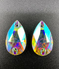 Glass Sew-on Tear Drop Shape Rhinestone Crystal AB