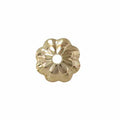 14K Gold Filled  Flower Bead Cap with 1mm Diameter hole