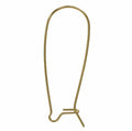 14K Gold Filled Kidney Shape Ear Wire(0.76mm)