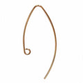 14K Gold Filled  V shape Ear Wire with 3mm Loop
