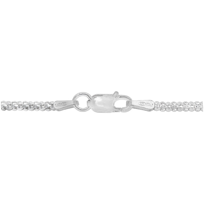 Sterling Silver, 2mm Korean Chain.