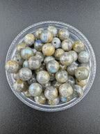 Blue Pearl Labradorite Beads Available in 6mm,8mm, 10mm, 12mm Sizes