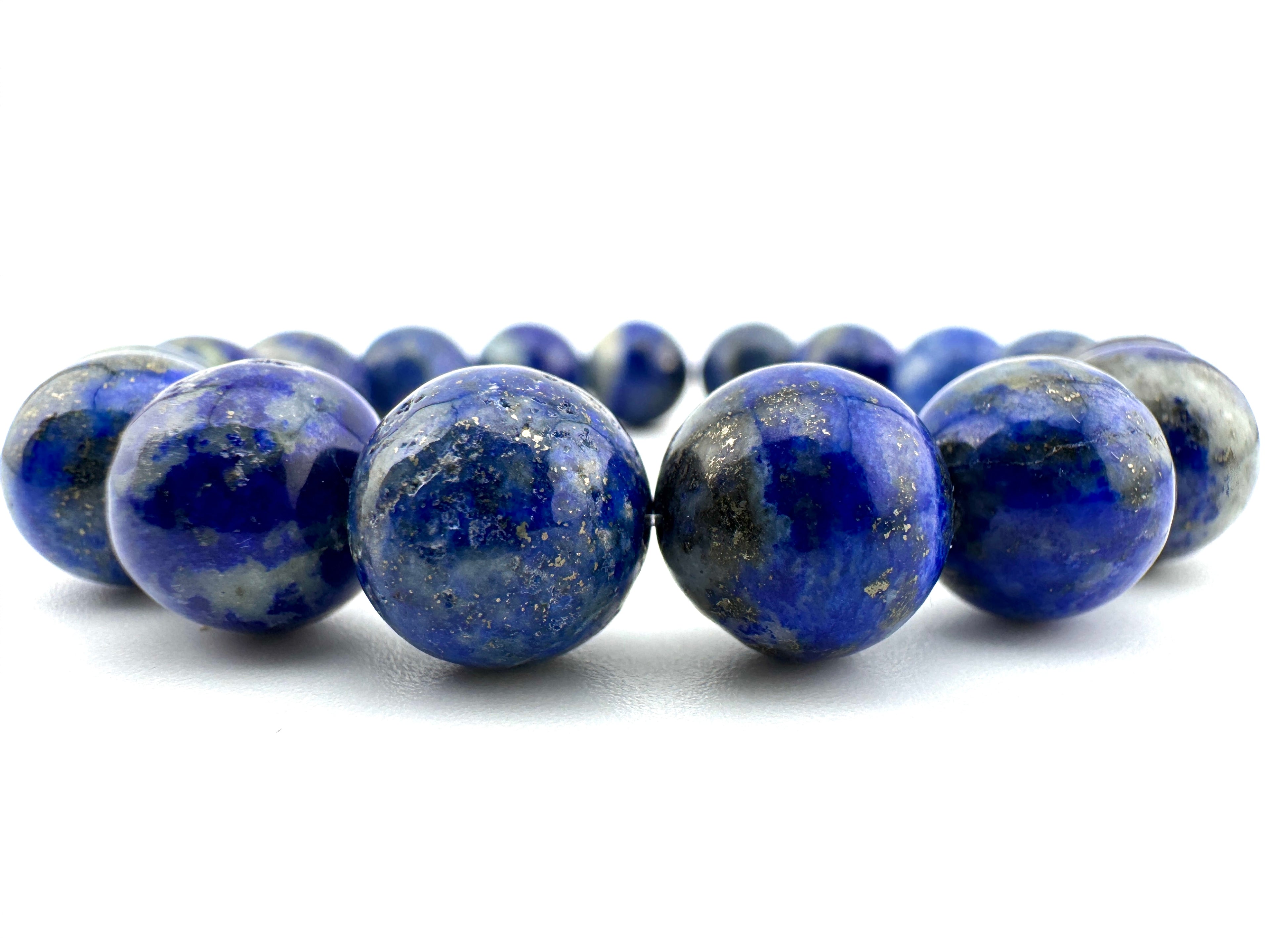 Lapis Lazuli Bracelet Available in 6mm, 8mm, 10mm Sizes