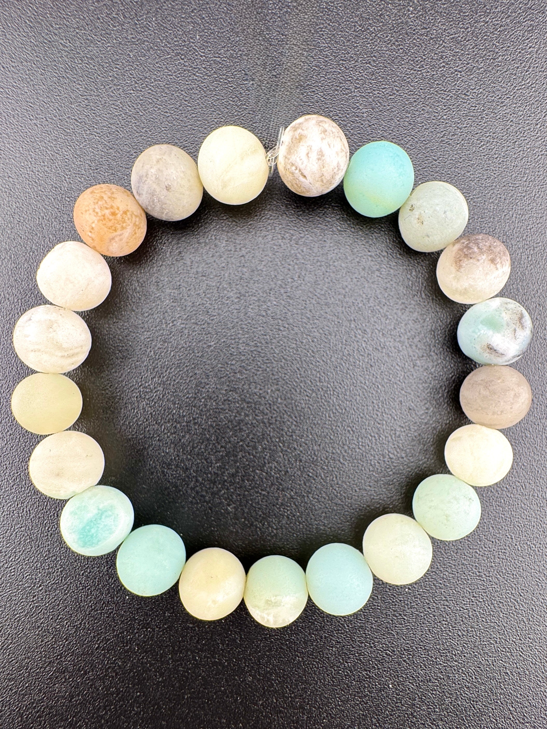 Matte Amazonite Bracelet Available in 6mm, 8mm, 10mm Sizes
