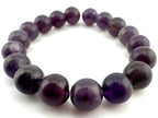 Matte Amethyst Bracelet Available in 6mm, 8mm Sizes