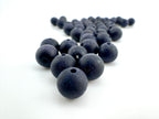 Matte Blue Gold Stone Beads Available in 6mm, 8mm Sizes