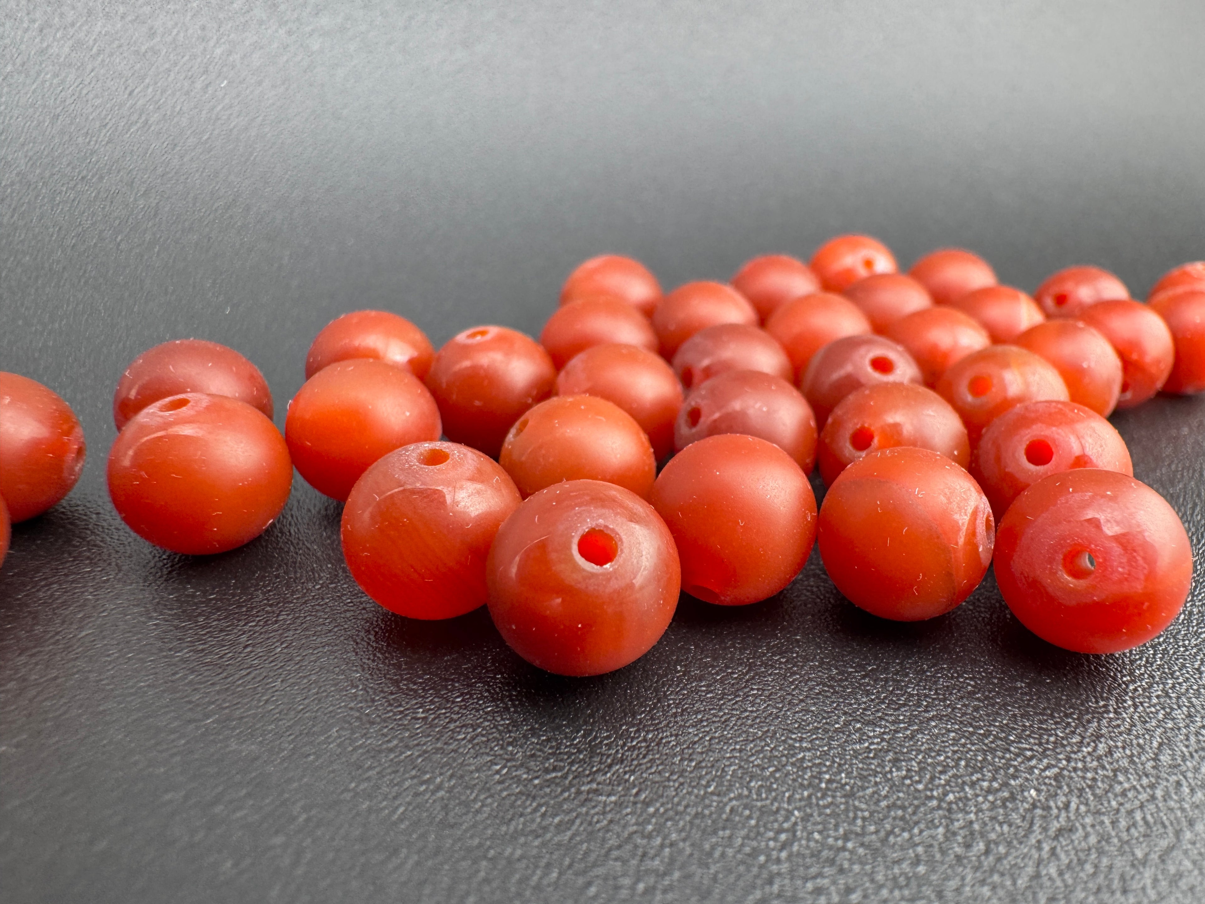 Matte Carnelian Beads Available in 6mm, 8mm Sizes