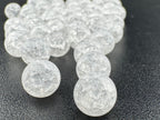 Matte Crackle Quartz Beads Available in 6mm, 8mm, 10mm Sizes