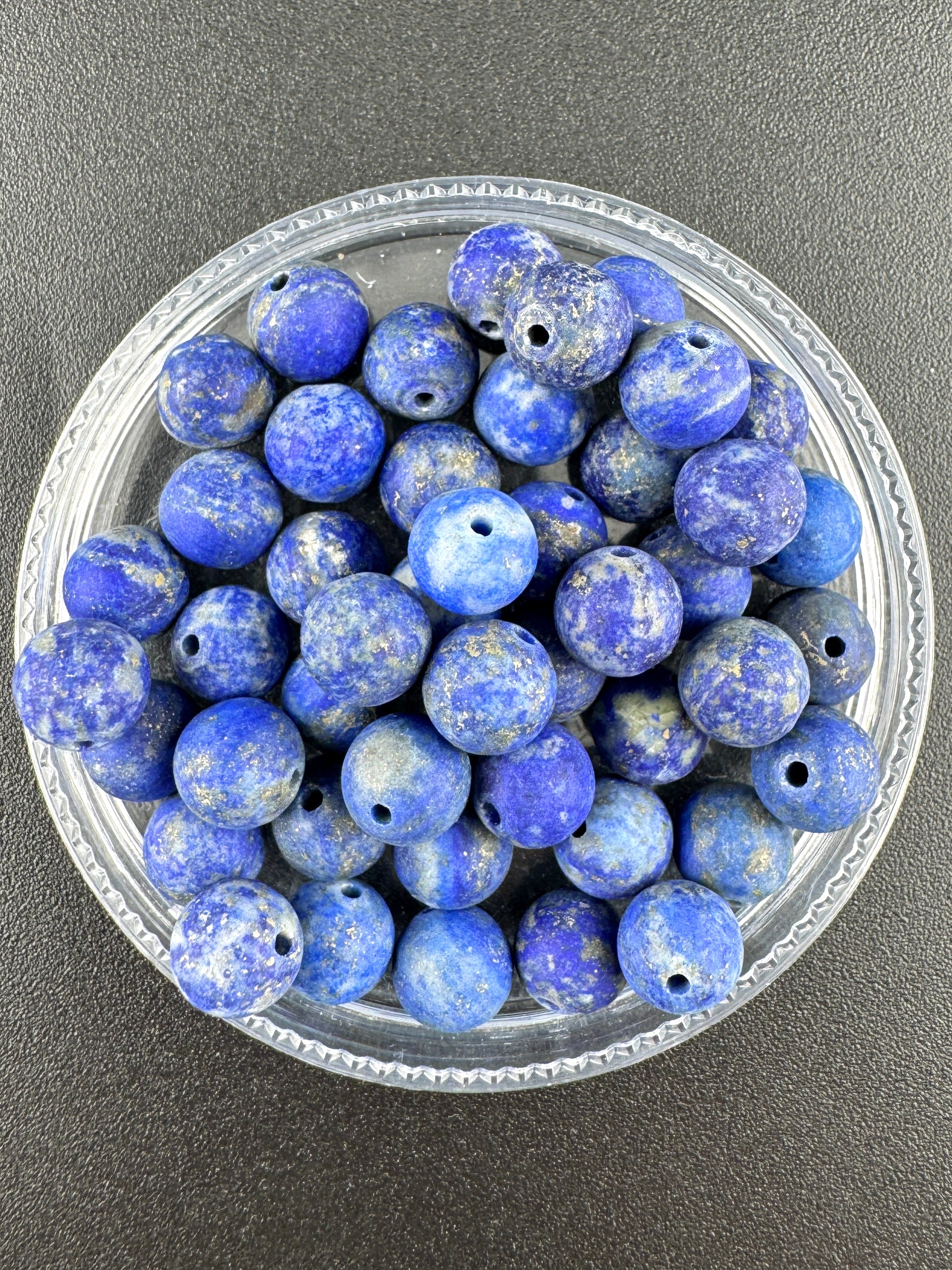 Matte Lapis Lazulie Bracelet Available in 6mm, 8mm Sizes