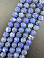 Matte Lapis Lazulie Bracelet Available in 6mm, 8mm Sizes