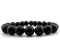 Matte Onyx Bracelet Available in 4mm, 6mm, 6mm Faceted, 8mm, 8mm Faceted, 10mm Sizes