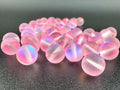 Matte Pink Moon Light Quartz Beads Available in 6mm, 8mm Sizes