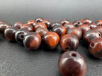Matte Red Tigers Eye Beads Available in 6mm, 8mm Sizes