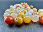 Multi Color Jade Beads Available in 6mm, 8mm, 10mm 12mm Sizes