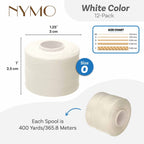 Nymo Size O and D Beading Thread White Large Bobbin for Jewelry & Bead Weaving