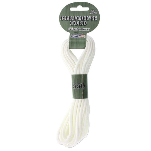 550 Paracord – 16ft Long 4mm Thick Nylon Parachute Cord