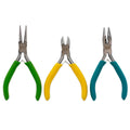 3-Piece Economy Jewelry Making Pliers Set – Chain Nose, Round Nose & Side Cutter Pliers