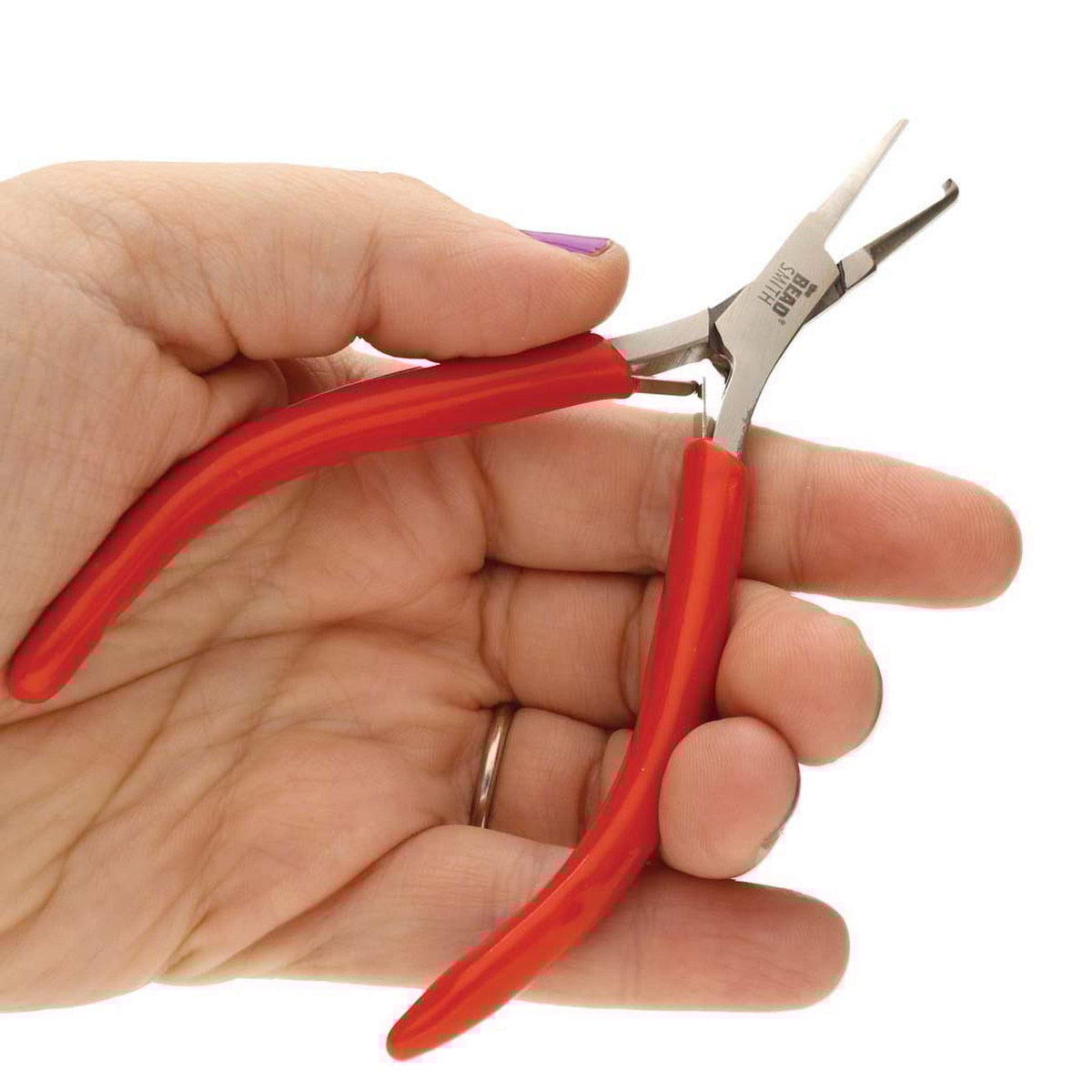 Split Ring Opening Pliers 5″ – Jewelry Making Tool for Easy Split Ring Opening & Craft Projects