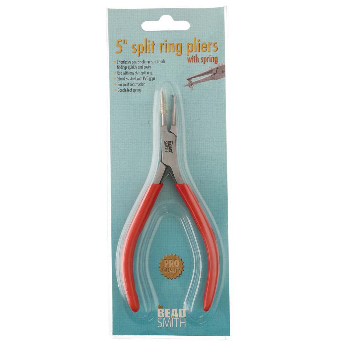 Split Ring Opening Pliers 5″ – Jewelry Making Tool for Easy Split Ring Opening & Craft Projects