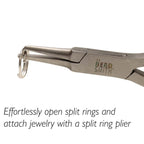 Split Ring Opening Pliers 5″ – Jewelry Making Tool for Easy Split Ring Opening & Craft Projects