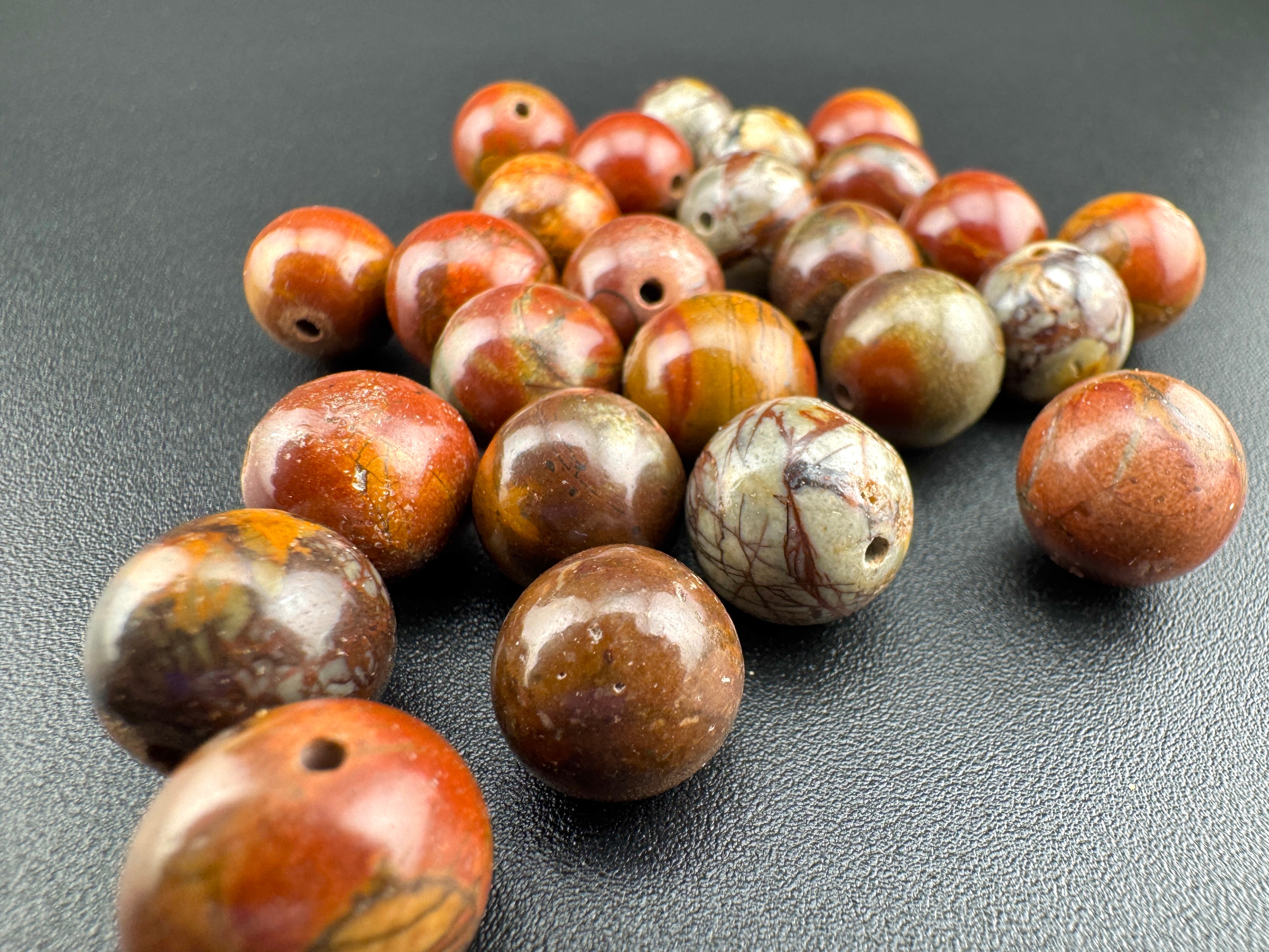 Picasso Jasper Beads Available in 4mm, 6mm, 8mm, 10mm Sizes