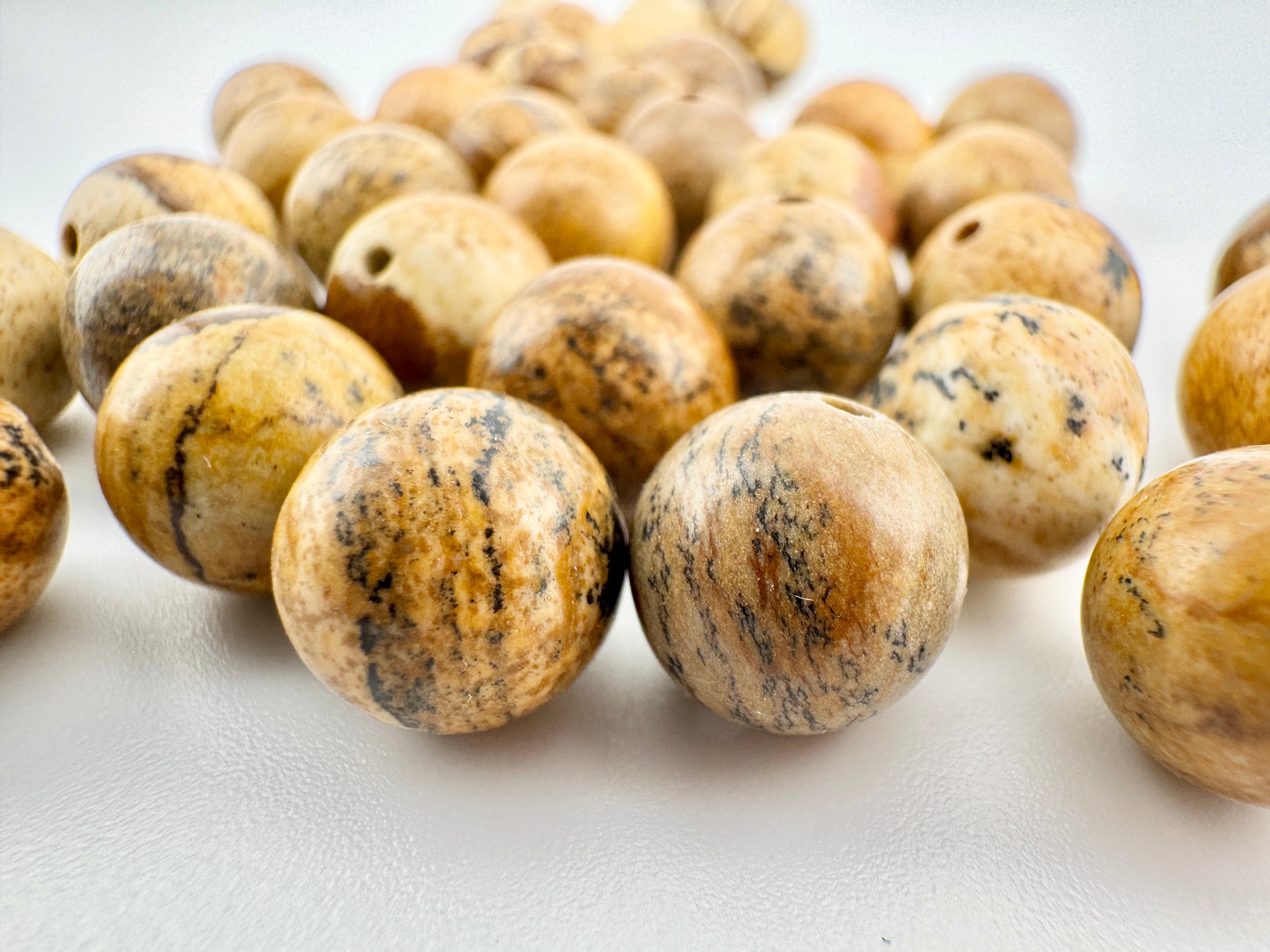 Picture Jasper Beads Available in 6mm, 8mm, 10mm Sizes