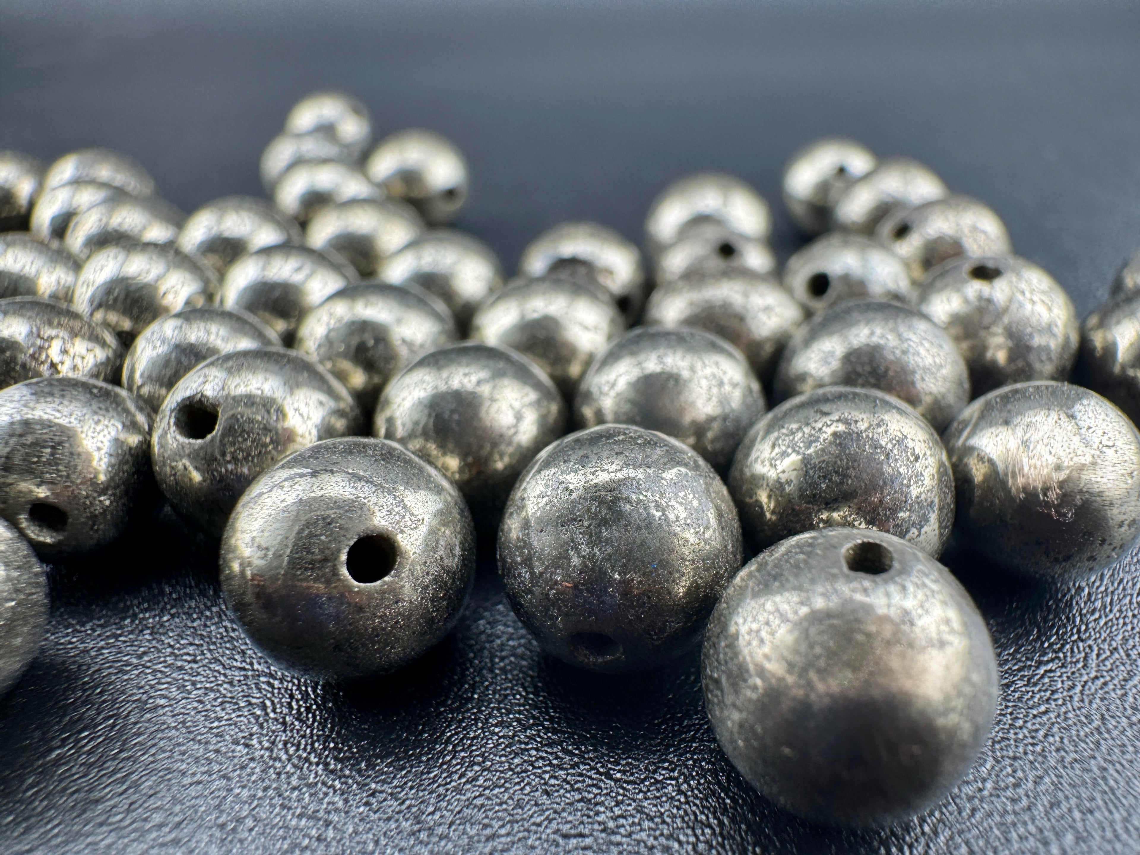 Pyrite Beads Available in 6mm, 8mm, 10mm Sizes