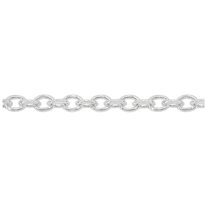 Sterling Silver, 1.7mm Cable Chain