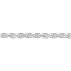 Sterling Silver, 1.2mm Diamond Cut Rope Chain.