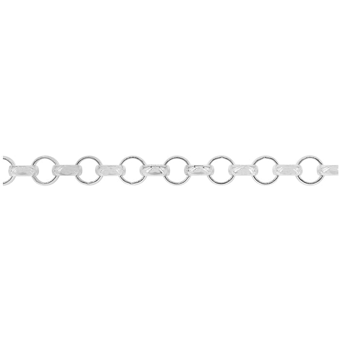 Sterling Silver, 2mm Rolo Chain.