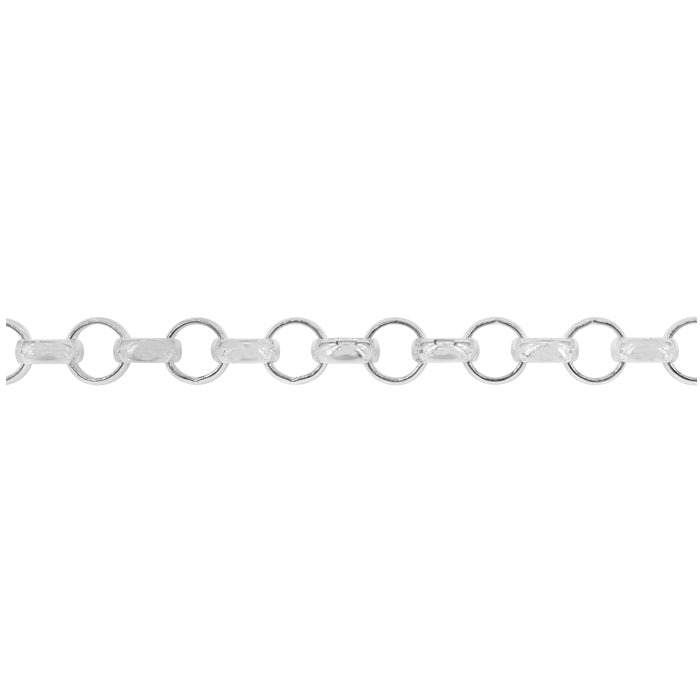 Sterling Silver, 2.3mm Rolo Chain.