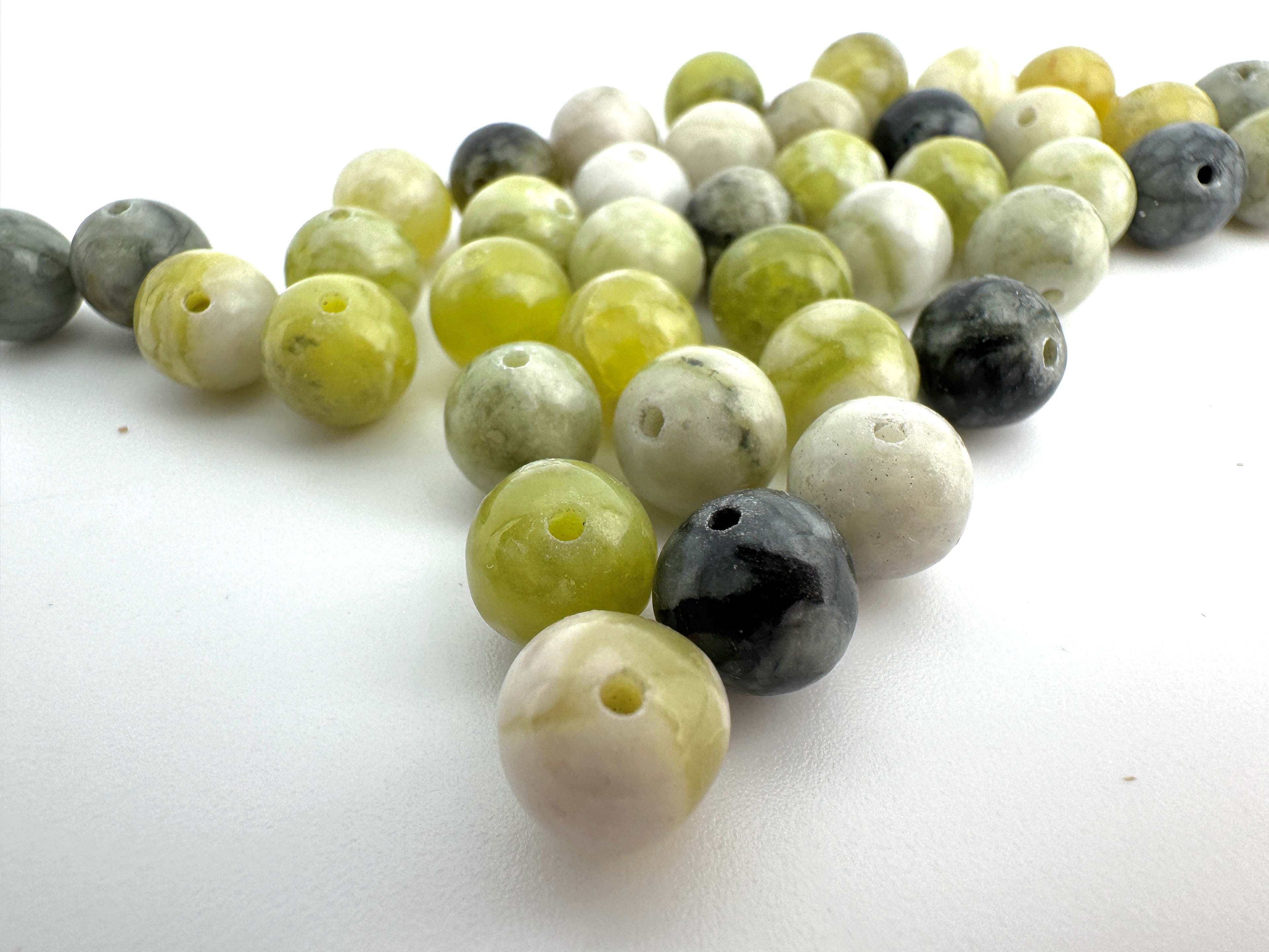 Russian Jade Beads Available in 6mm, 8mm Sizes
