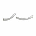 Sterling Silver Curved Tube