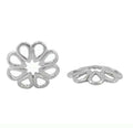 Sterling Silver Flower Bead Cap