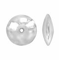 Sterling Silver, Saucer Disk Bead Spacer