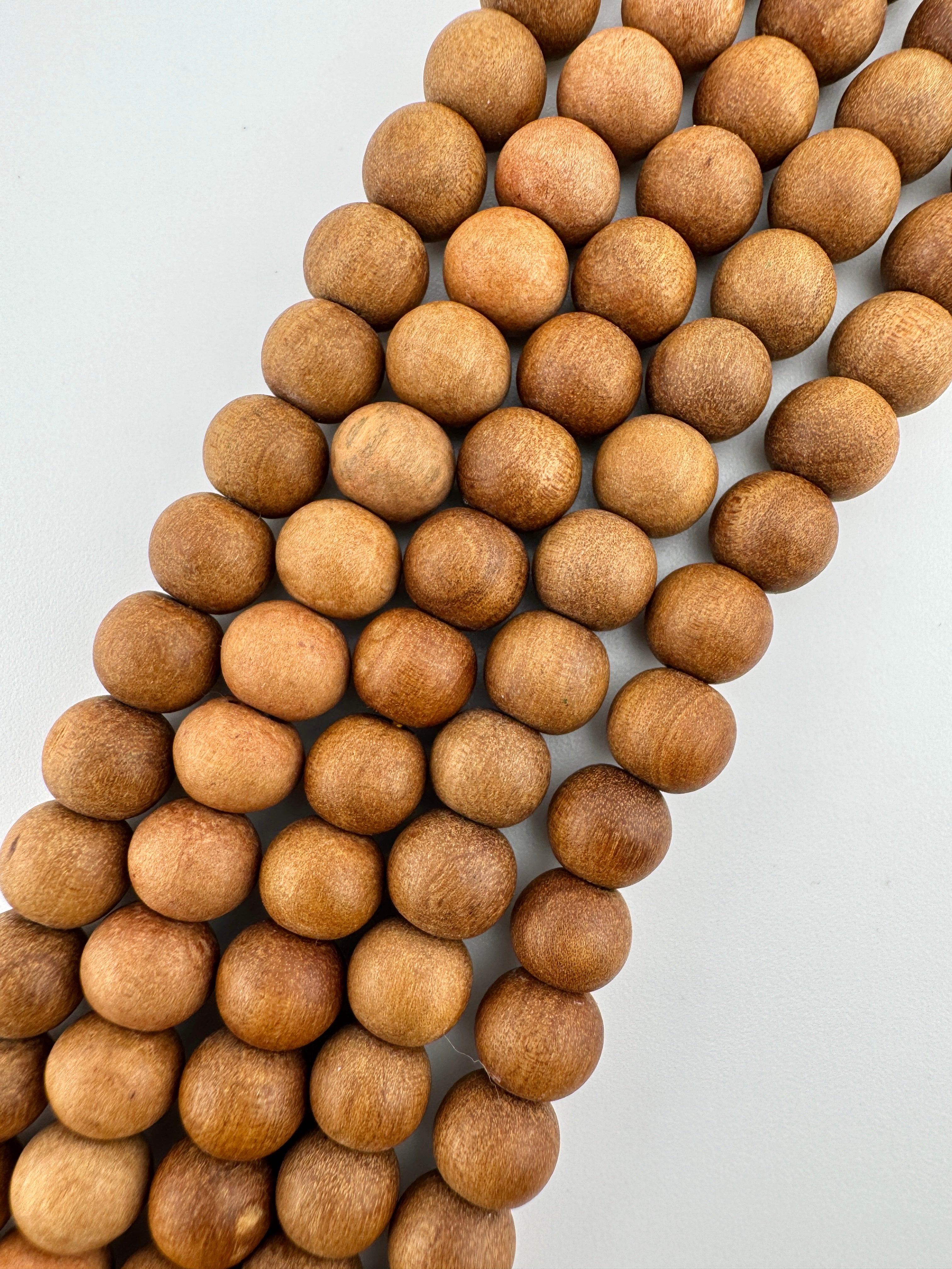 Naturally Scented Sandalwood 108 Bead Mala 8mm