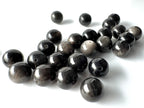 Silver Obsidian Beads Available in 6mm, 8mm, 10mm, 14mm Sizes