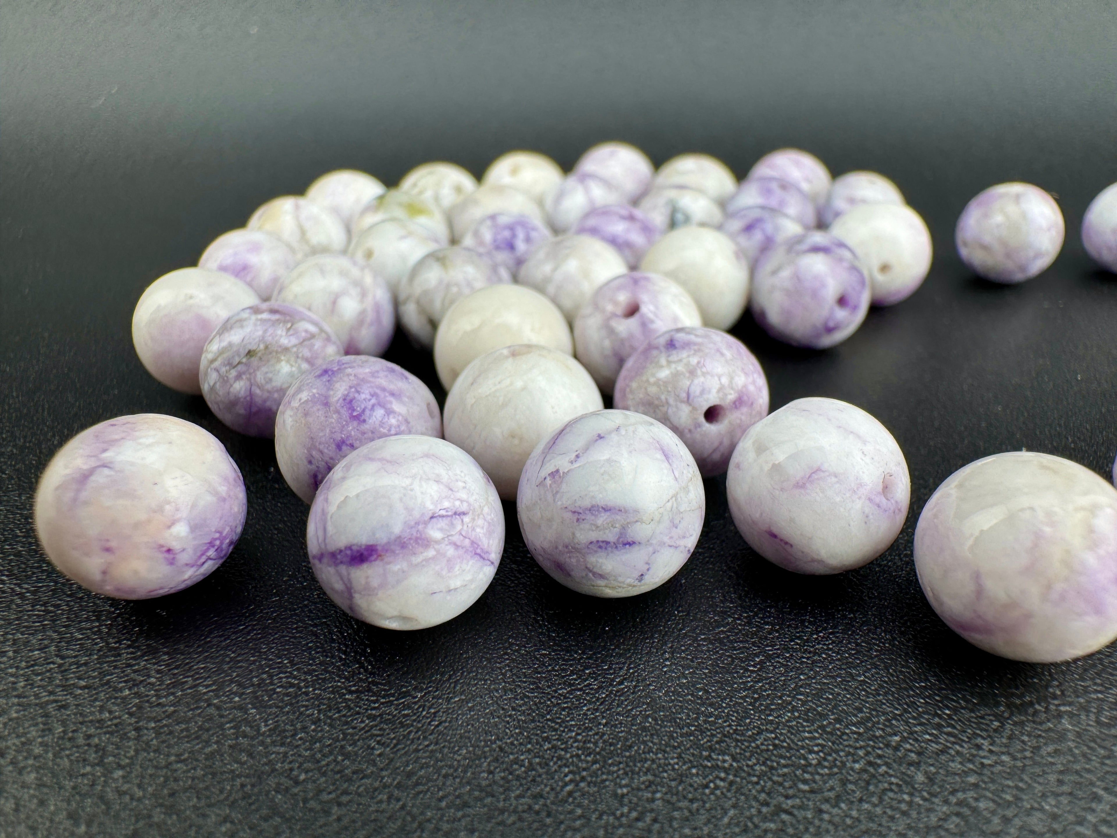 White Tiffany Jasper Beads Available in 6mm, 8mm, 10mm Sizes
