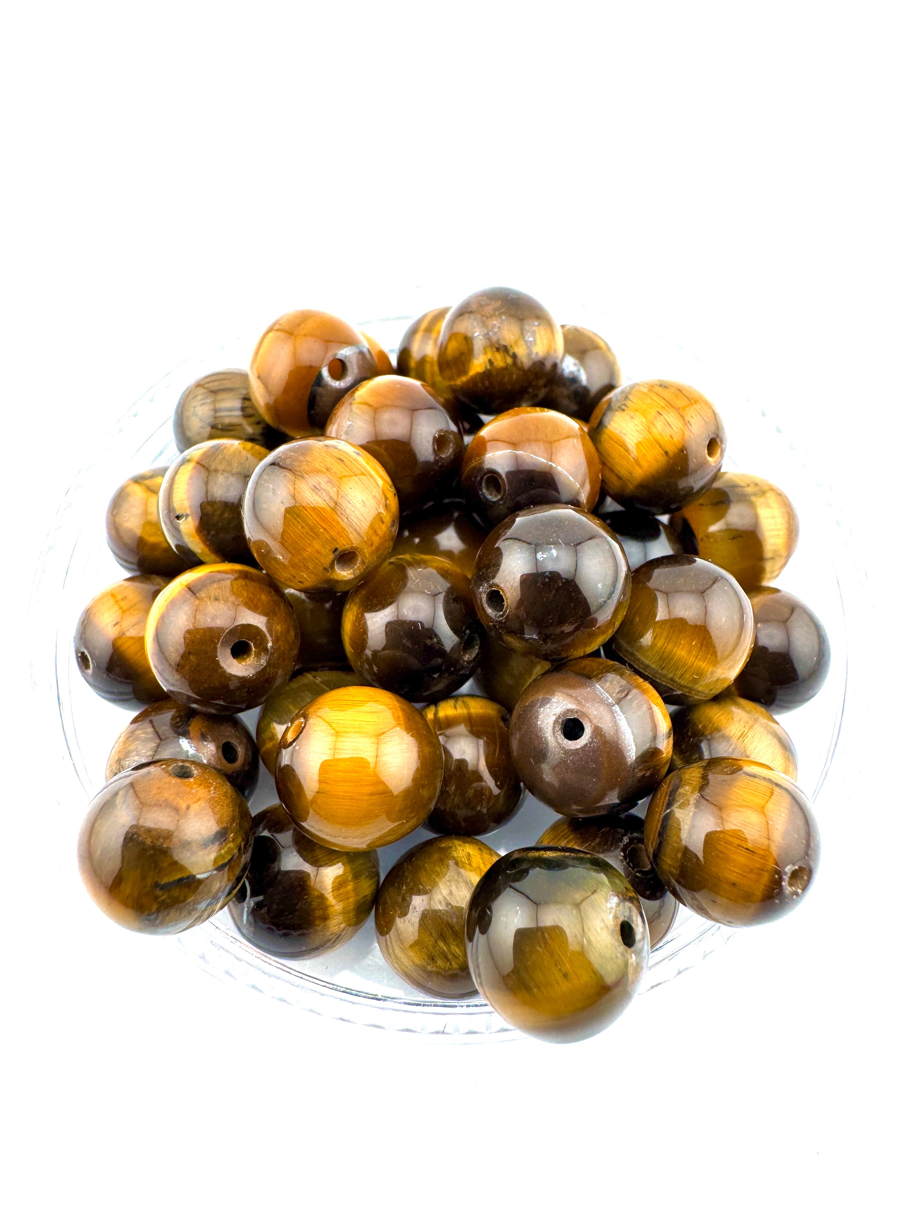 Tigers Eye Bracelet Available in 4mm, 6mm, 8mm, 10mm, 12mm, 14mm Sizes