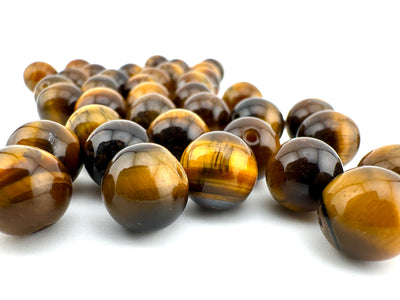 Tigers Eye Beads Available in 4mm, 6mm, 8mm, 10mm, 12mm, 14mm Sizes