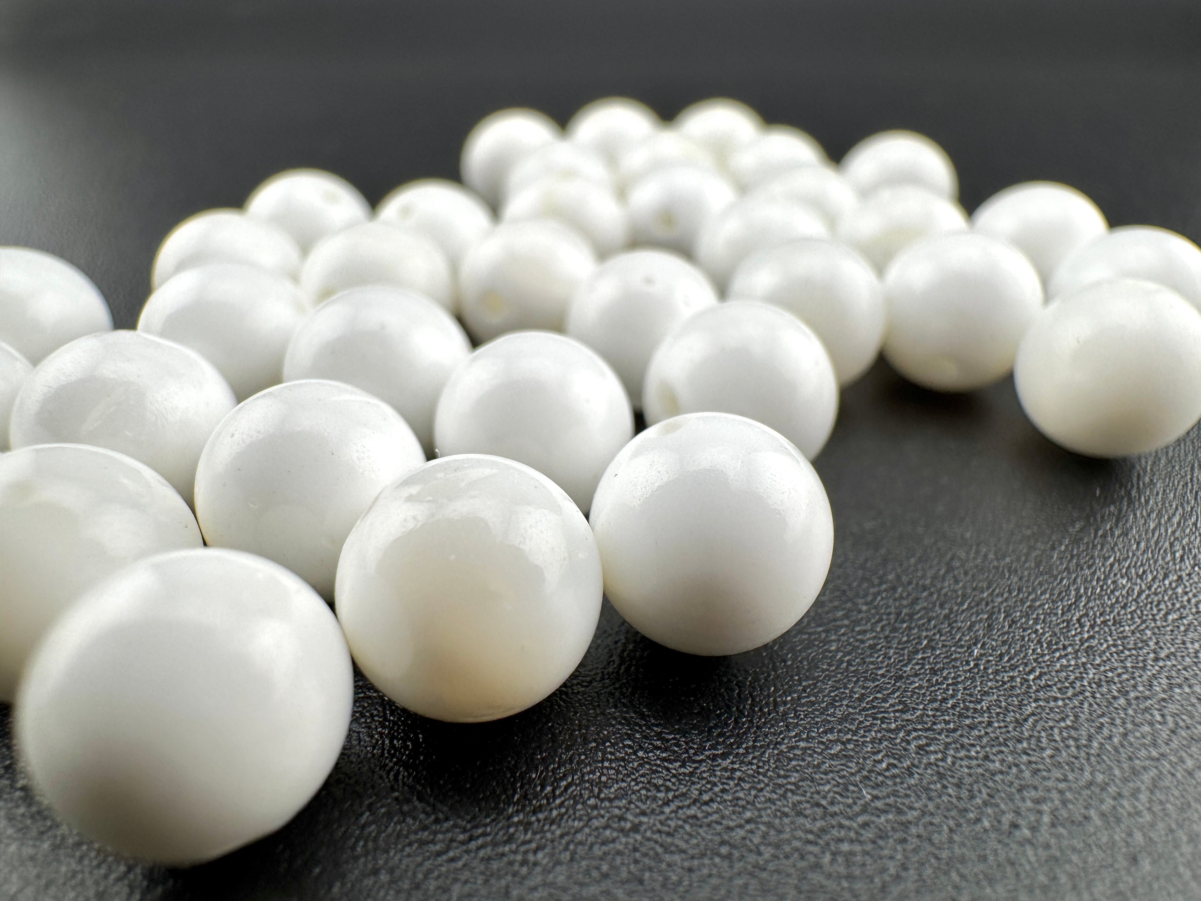 Tridacna Beads Available in 4mm, 6mm, 8mm Sizes