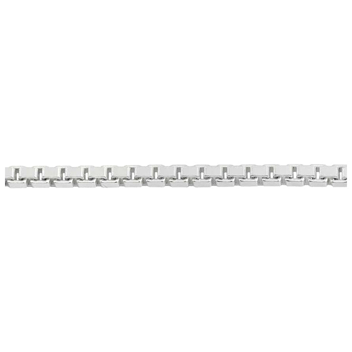 Sterling Silver, 0.8mm Box Chain