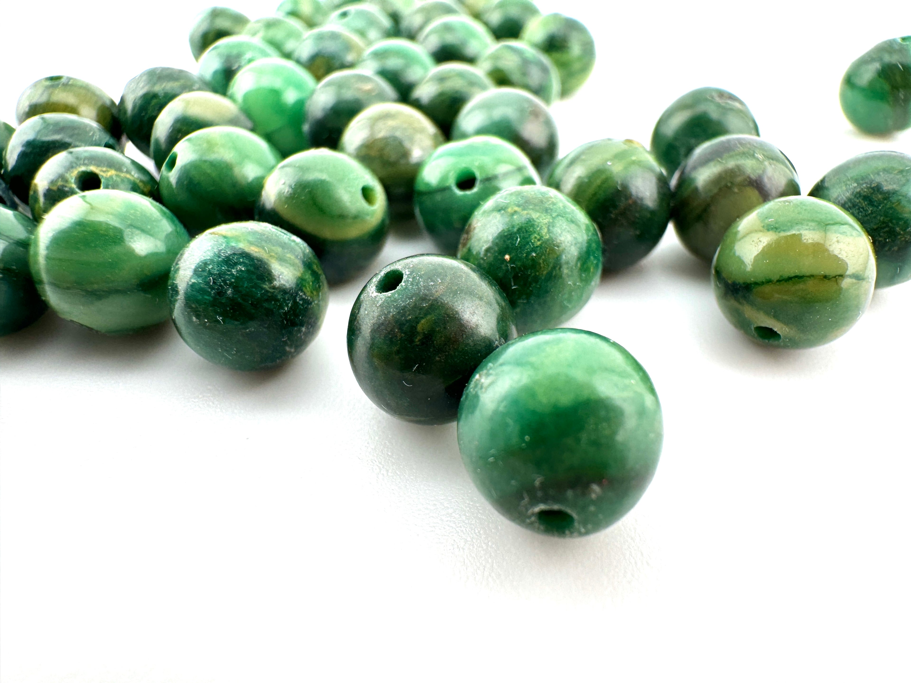 Veridite Beads Available in 6mm, 8mm Sizes